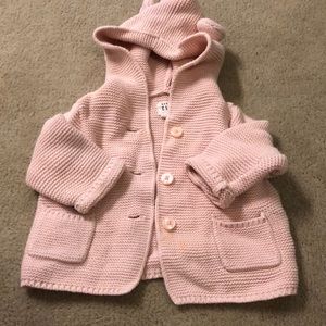Girls Baby Gap Bear Knit Sweater